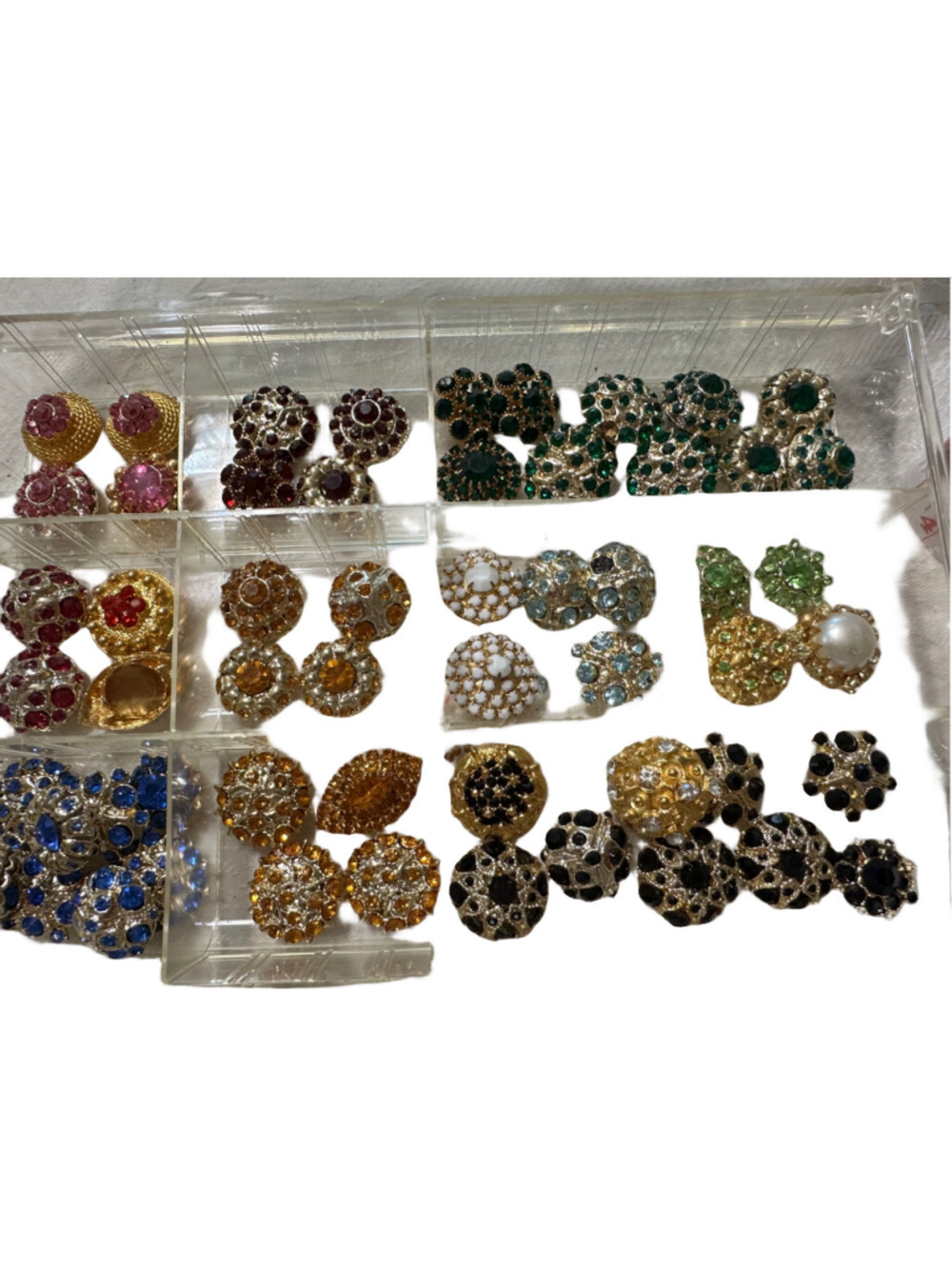 Findings Lot for making Jewelry with C.Z Different colors